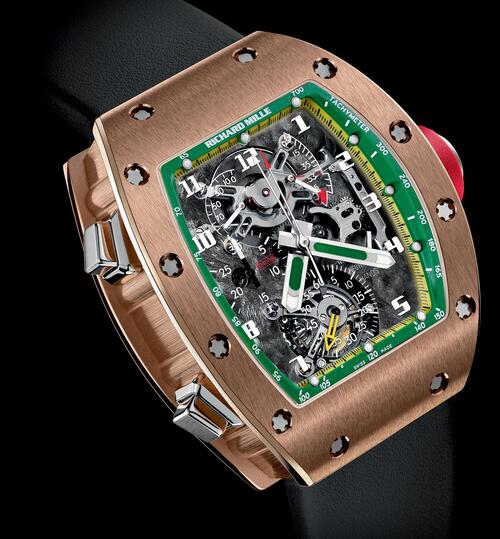 Replica Richard Mille RM 008 Felipe Massa Red Gold Watch